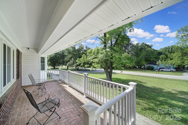 1723 Baskins Hill Rd, Heath Springs, SC 29058 - view of patio featuring a porch