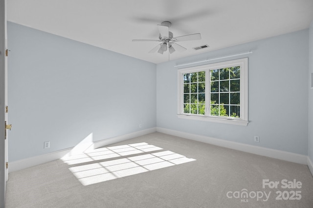 2608 Carmarthen Ct, Matthews, NC 28104 - empty room featuring a ceiling fan and carpet flooring