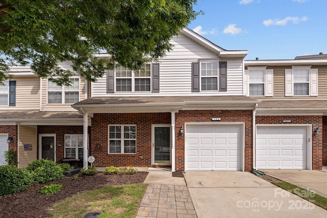 104 Clydesdale Ct, Matthews, NC 28104 - multi unit property with driveway, brick siding, and an attached garage