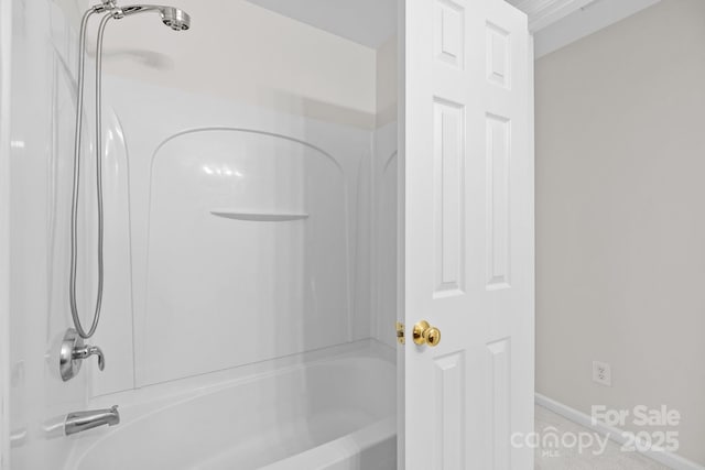 104 Clydesdale Ct, Matthews, NC 28104 - full bath featuring shower / bathtub combination and baseboards