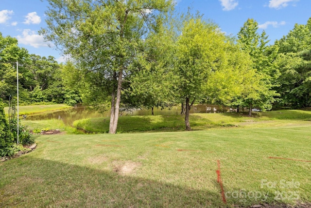 104 Clydesdale Ct, Matthews, NC 28104 - view of green lawn featuring a water view