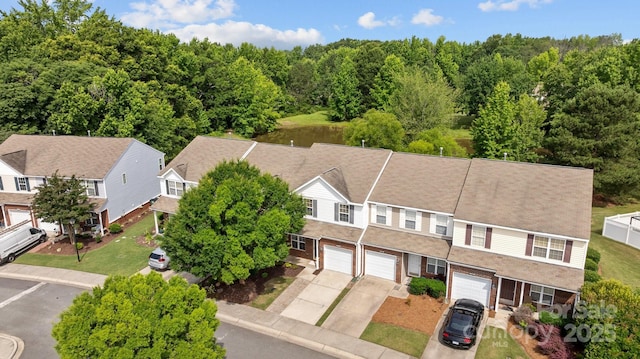 104 Clydesdale Ct, Matthews, NC 28104 - drone / aerial view of a heavily wooded area