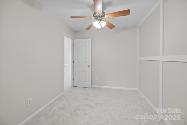 104 Clydesdale Ct, Matthews, NC 28104 - carpeted spare room featuring a ceiling fan and baseboards