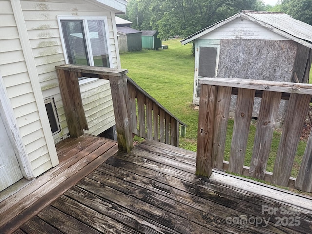 633 Ridge Rd, Marion, NC 28752 - wooden deck with a yard