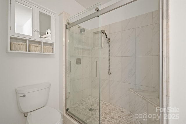 1101 W 1st St Unit 408, Charlotte, NC 28202 - full bath with toilet and a shower stall