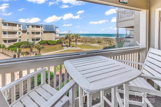 9660 Shore Dr Unit 208, Myrtle Beach, SC 29572 - balcony with a water view