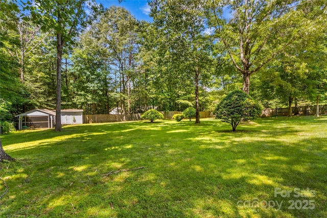 1760 Jacobs Way, Sherrills Ford, NC 28673 - view of yard with an outdoor structure