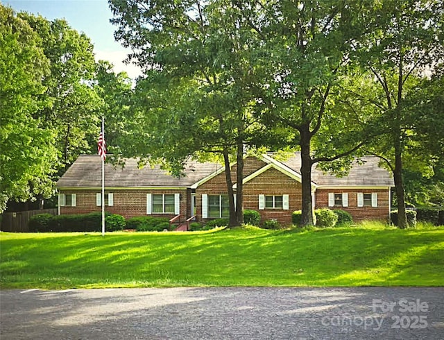 1760 Jacobs Way, Sherrills Ford, NC 28673 - view of front of home with a front lawn and brick siding