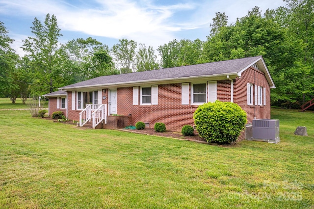 115 Patterson Rd, Kings Mountain, NC 28086 - ranch-style home with brick siding and a front lawn