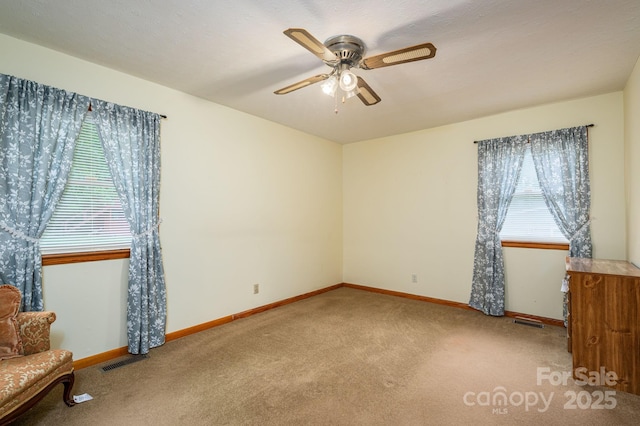 115 Patterson Rd, Kings Mountain, NC 28086 - carpeted spare room with a ceiling fan and baseboards