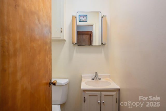 115 Patterson Rd, Kings Mountain, NC 28086 - half bathroom with vanity and toilet