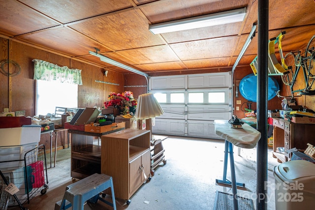 115 Patterson Rd, Kings Mountain, NC 28086 - garage with wood walls