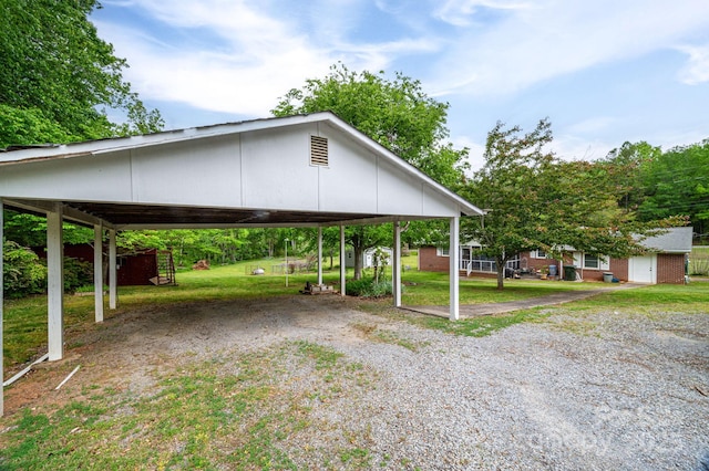 115 Patterson Rd, Kings Mountain, NC 28086 - view of parking with a carport and driveway