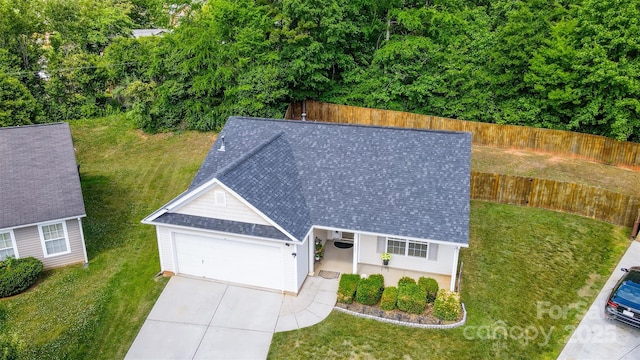 6808 Squirrels Foot Ct, Charlotte, NC 28217 - birds eye view of property