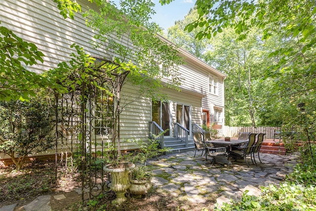 3710 Cheleys Ridge Ln, Charlotte, NC 28270 - view of patio featuring entry steps