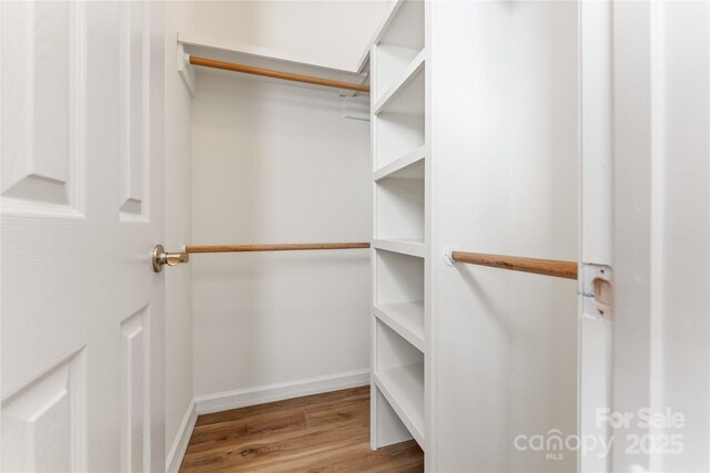 133 Water Leaf Dr, Weaverville, NC 28787 - walk in closet featuring wood finished floors