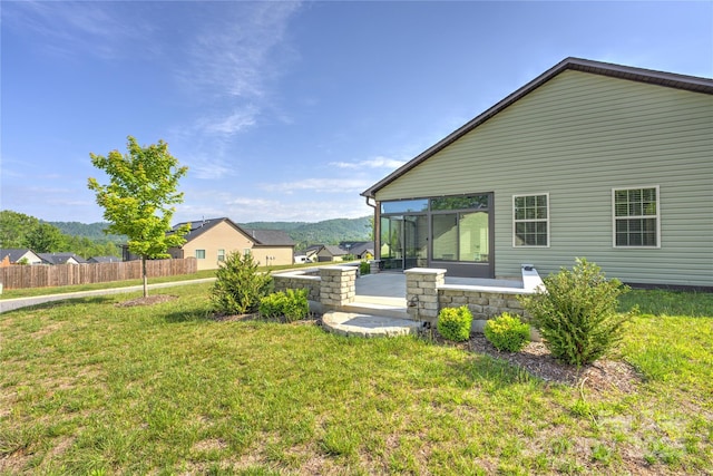 133 Water Leaf Dr, Weaverville, NC 28787 - rear view of property with a mountain view