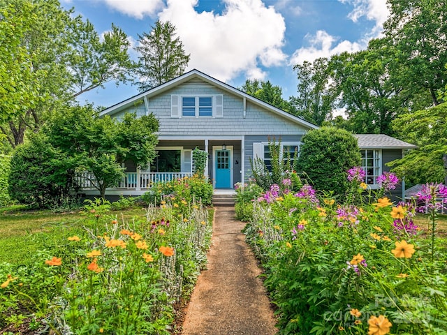 view of front of house with a porch