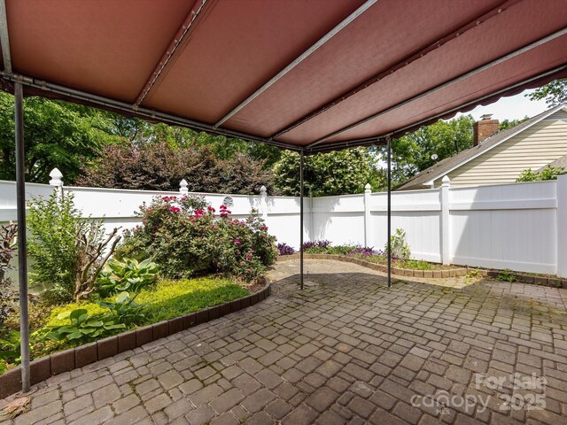 2502 Breuster Dr, Charlotte, NC 28210 - view of patio / terrace featuring fence