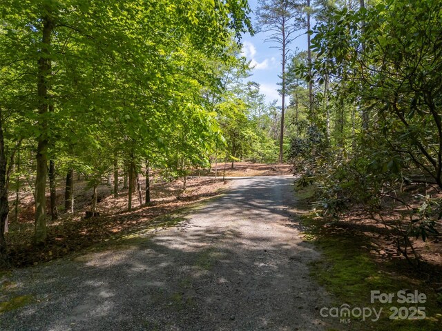 view of road