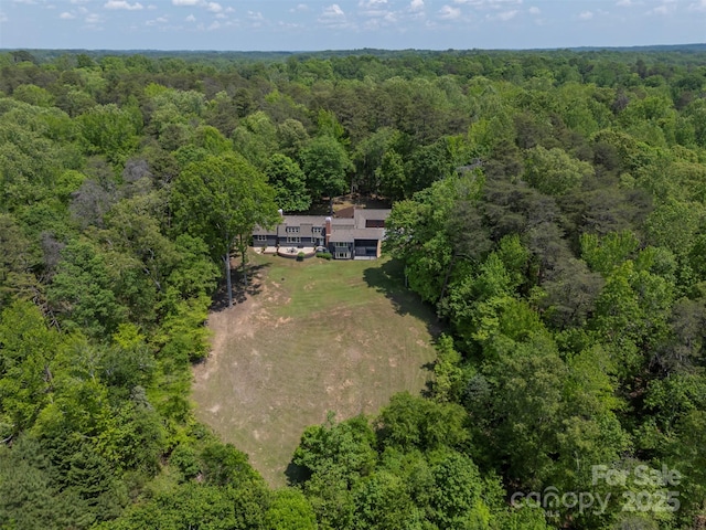 aerial view with a view of trees