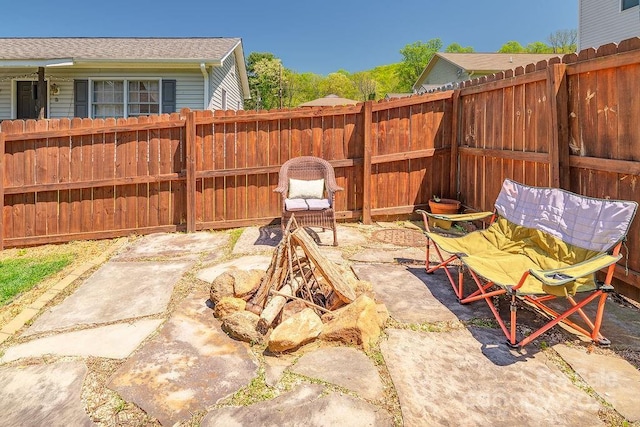 10 Half Moon Dr, Swannanoa, NC 28778 - view of patio featuring fence
