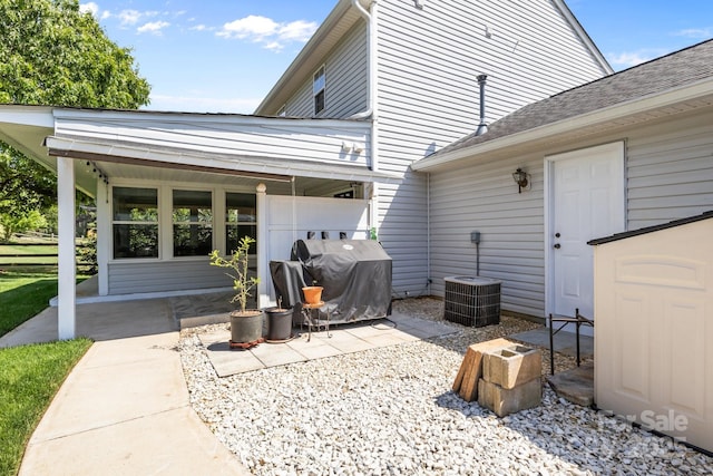 150 Pleasant Grove Ln, Mooresville, NC 28115 - view of patio / terrace featuring area for grilling and central AC