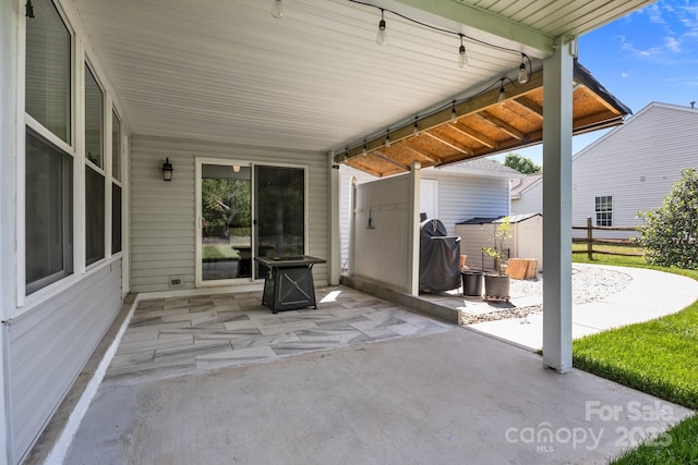 150 Pleasant Grove Ln, Mooresville, NC 28115 - view of patio / terrace with a shed