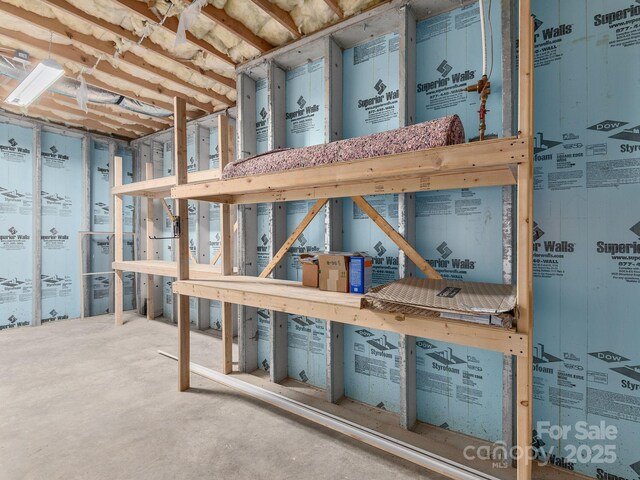 view of storage