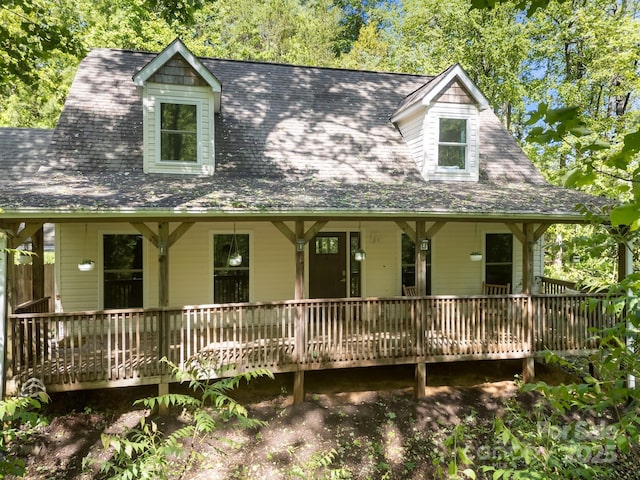 215 Calm Creek Rd, Fletcher, NC 28732 - view of front of property with a wooden deck