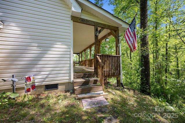 215 Calm Creek Rd, Fletcher, NC 28732 - view of deck
