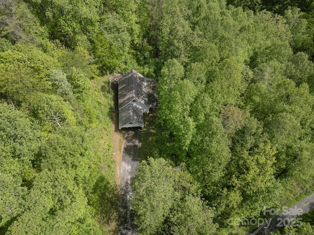 215 Calm Creek Rd, Fletcher, NC 28732 - aerial view of a heavily wooded area