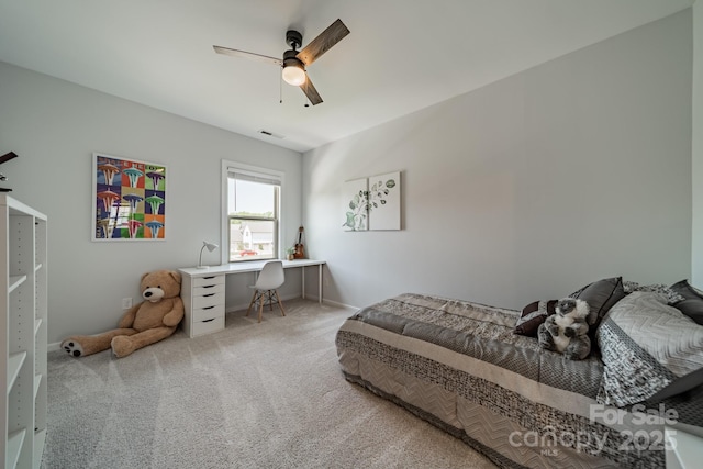 1107 Castle Rd, Indian Land, SC 29707 - bedroom featuring carpet, a ceiling fan, and baseboards