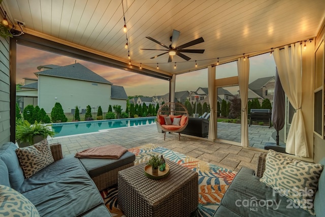 1107 Castle Rd, Indian Land, SC 29707 - sunroom / solarium with rail lighting
