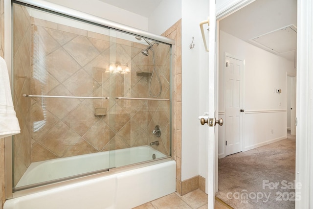 1209 Alfred St, Charlotte, NC 28211 - full bathroom featuring shower / bath combination with glass door and baseboards