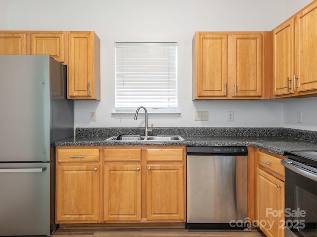6212 Derryfield Dr, Charlotte, NC 28213 - kitchen with stainless steel appliances and dark stone countertops