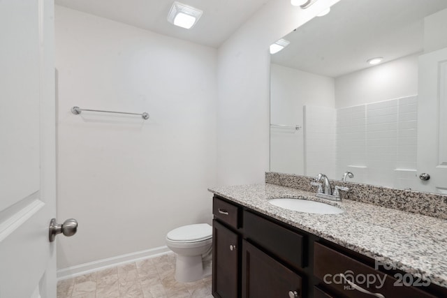 4527 Dover Ct, Denver, NC 28037 - bathroom with vanity, baseboards, and toilet