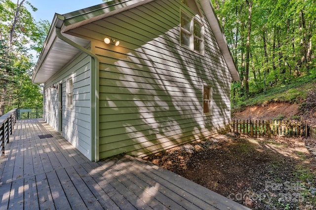 14 Leisure Ln, Weaverville, NC 28787 - view of deck