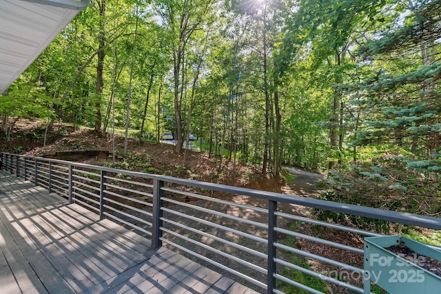 14 Leisure Ln, Weaverville, NC 28787 - view of deck