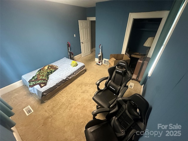 2511 Chapel Hill Rd, Durham, NC 27707 - carpeted bedroom featuring baseboards and visible vents
