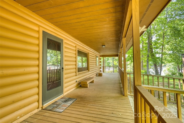 993 Jackson Rd, Fort Lawn, SC 29714 - deck with covered porch