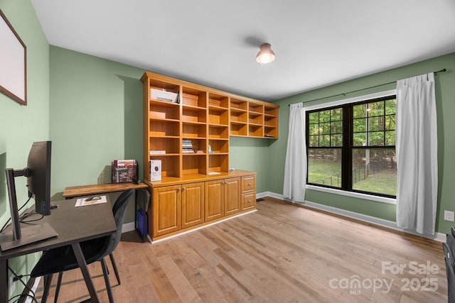17403 Green Hill Rd, Charlotte, NC 28278 - office space featuring light wood finished floors and baseboards
