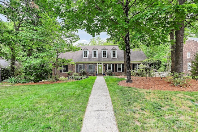 10209 Thomas Payne Cir, Charlotte, NC 28277 - new england style home featuring brick siding and a front yard