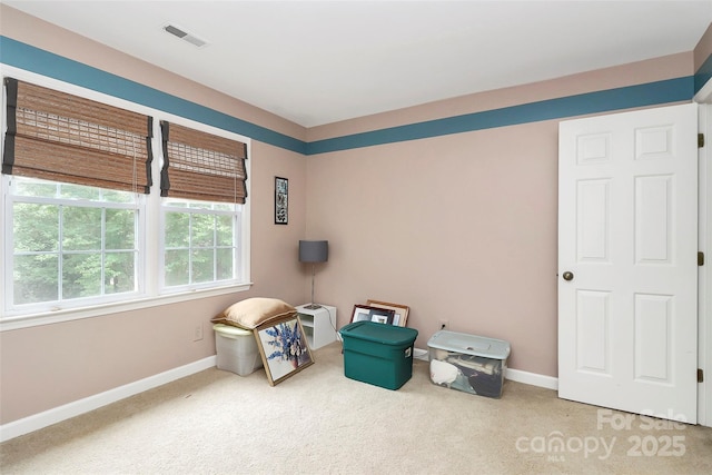 10209 Thomas Payne Cir, Charlotte, NC 28277 - interior space featuring visible vents, carpet flooring, and baseboards