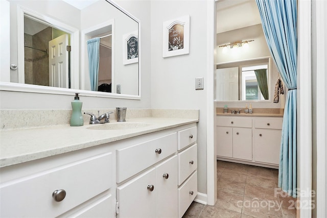 10209 Thomas Payne Cir, Charlotte, NC 28277 - full bathroom featuring tile patterned floors and vanity