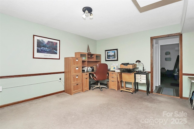 10209 Thomas Payne Cir, Charlotte, NC 28277 - office area featuring light colored carpet and baseboards