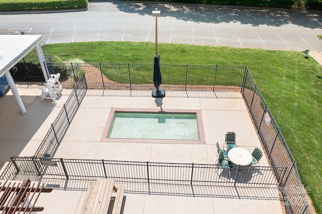 7525 Blackgum Falls Ct, Huntersville, NC 28078 - view of pool with fence and a yard