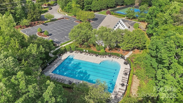 109 Braxton Gate Ct, Mount Holly, NC 28120 - bird's eye view of a pool