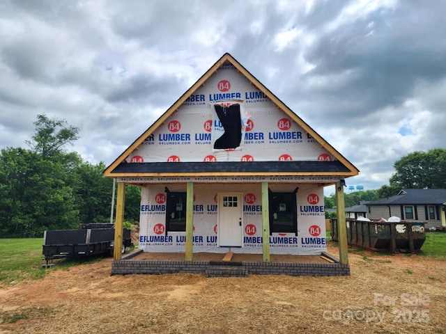 view of property in mid-construction