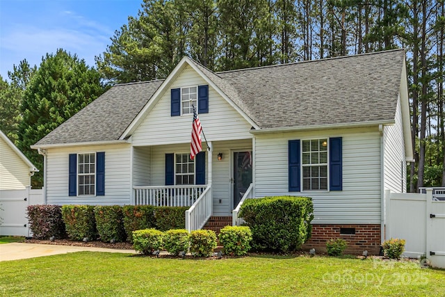 311 Masters Dr, Rock Hill, SC 29732 - view of front facade featuring a porch, roof with shingles, and a gate